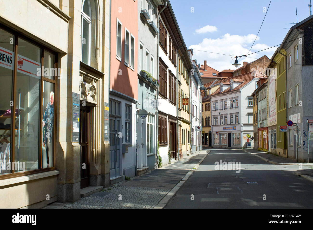 Erfurt Kettenstraße Foto Stock