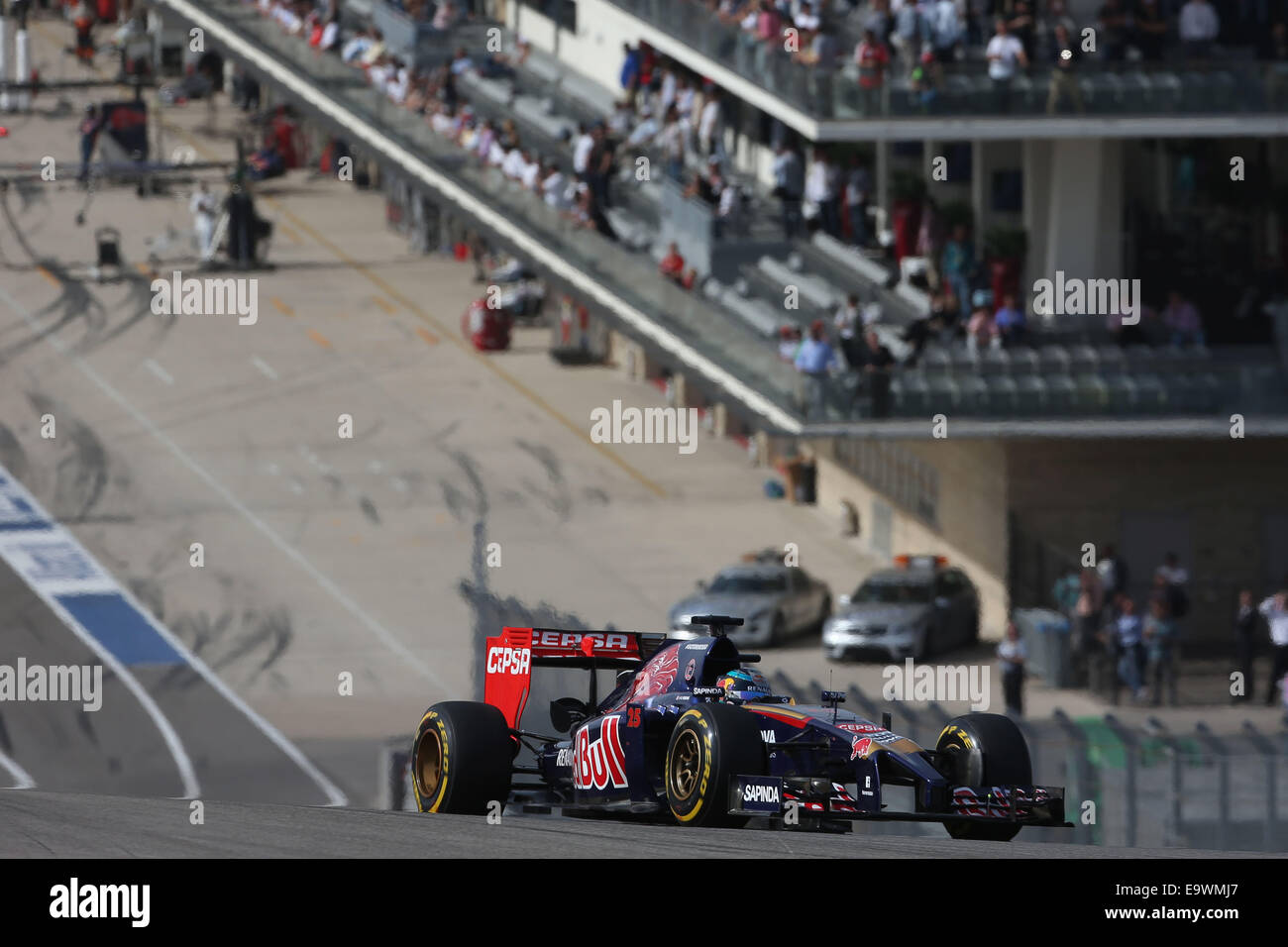 Motorsports: FIA Formula One World Championship 2014, il Gran Premio degli Stati Uniti, #25 Jean-Eric Vergne (FRA, la Scuderia Toro Rosso), Foto Stock