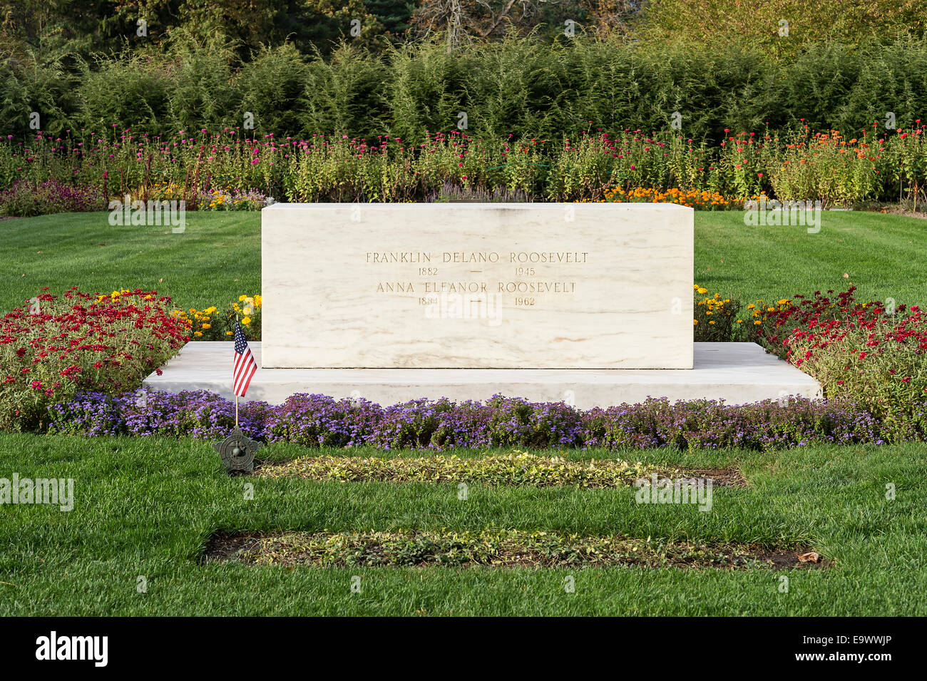 FDR Presidential Library, Hyde Park, New York, Stati Uniti d'America Foto Stock