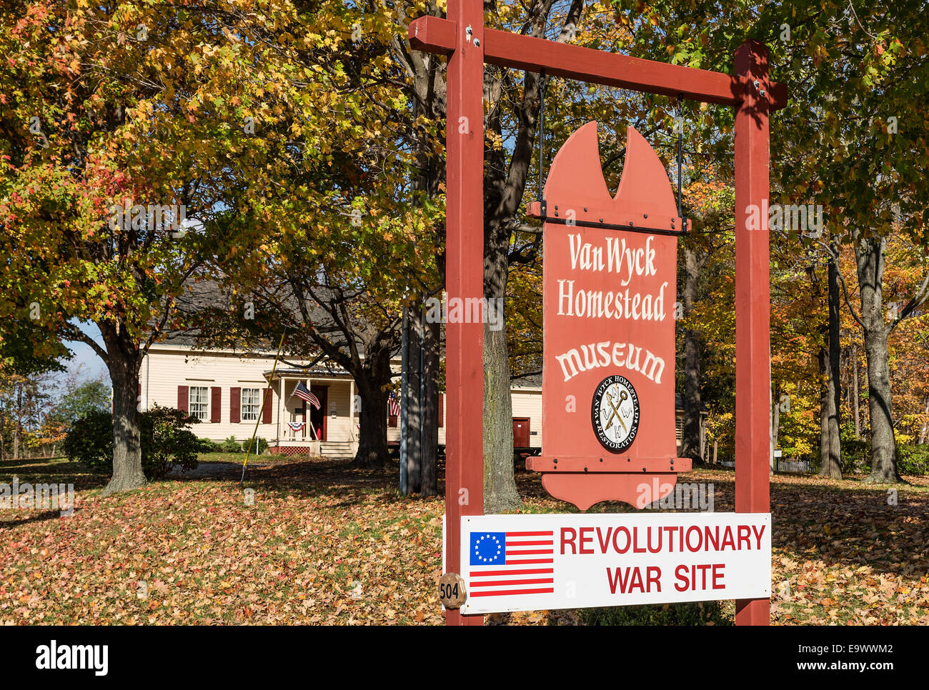 Van Wyck Homestead Museum, Fishkill, New York, Stati Uniti d'America Foto Stock