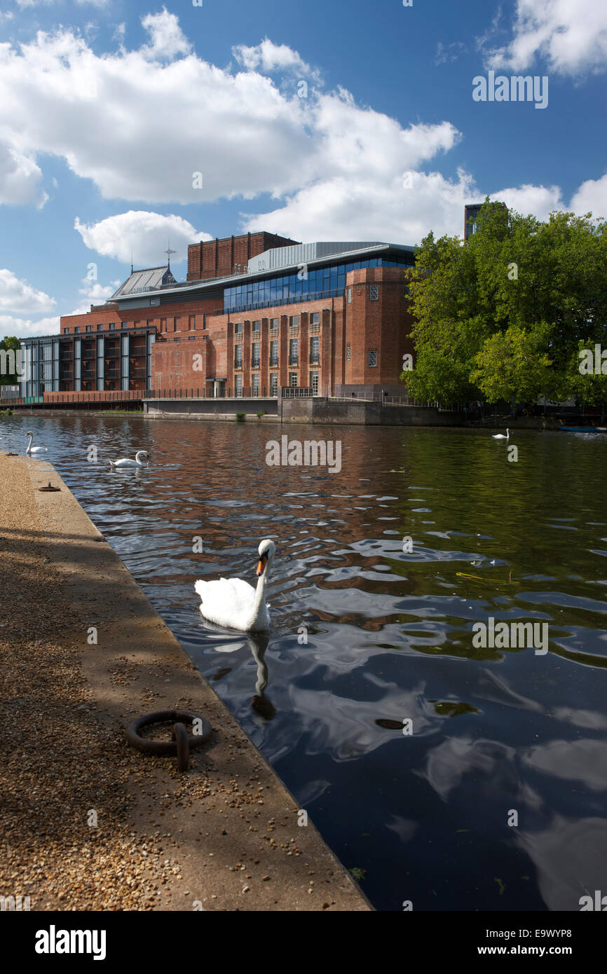 Royal Shakespeare Theatre di Stratford Upon Avon Foto Stock