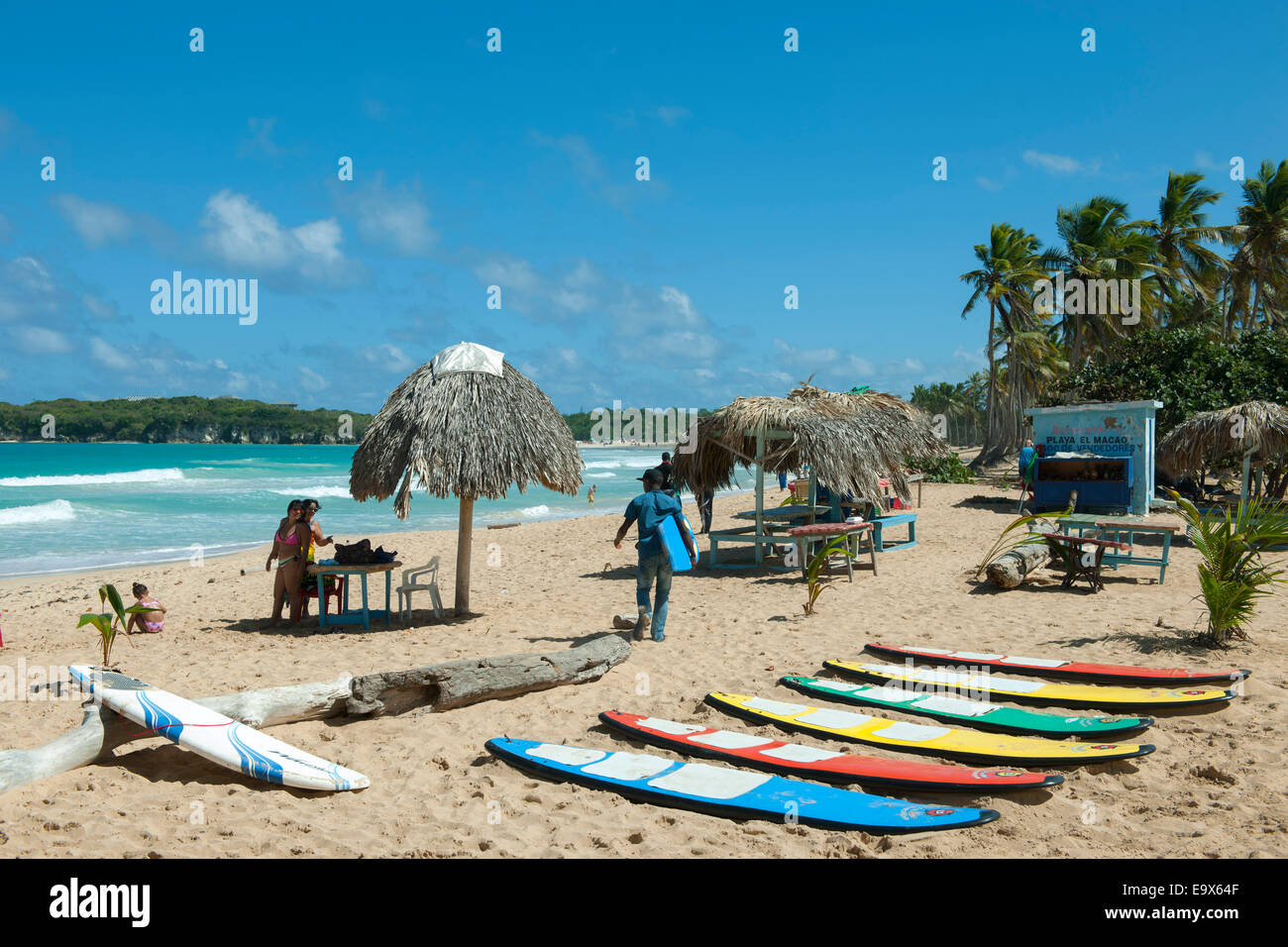 Dominikanische Republik, Osten, Punta Cana, Macao, Strand von Macao, Foto Stock