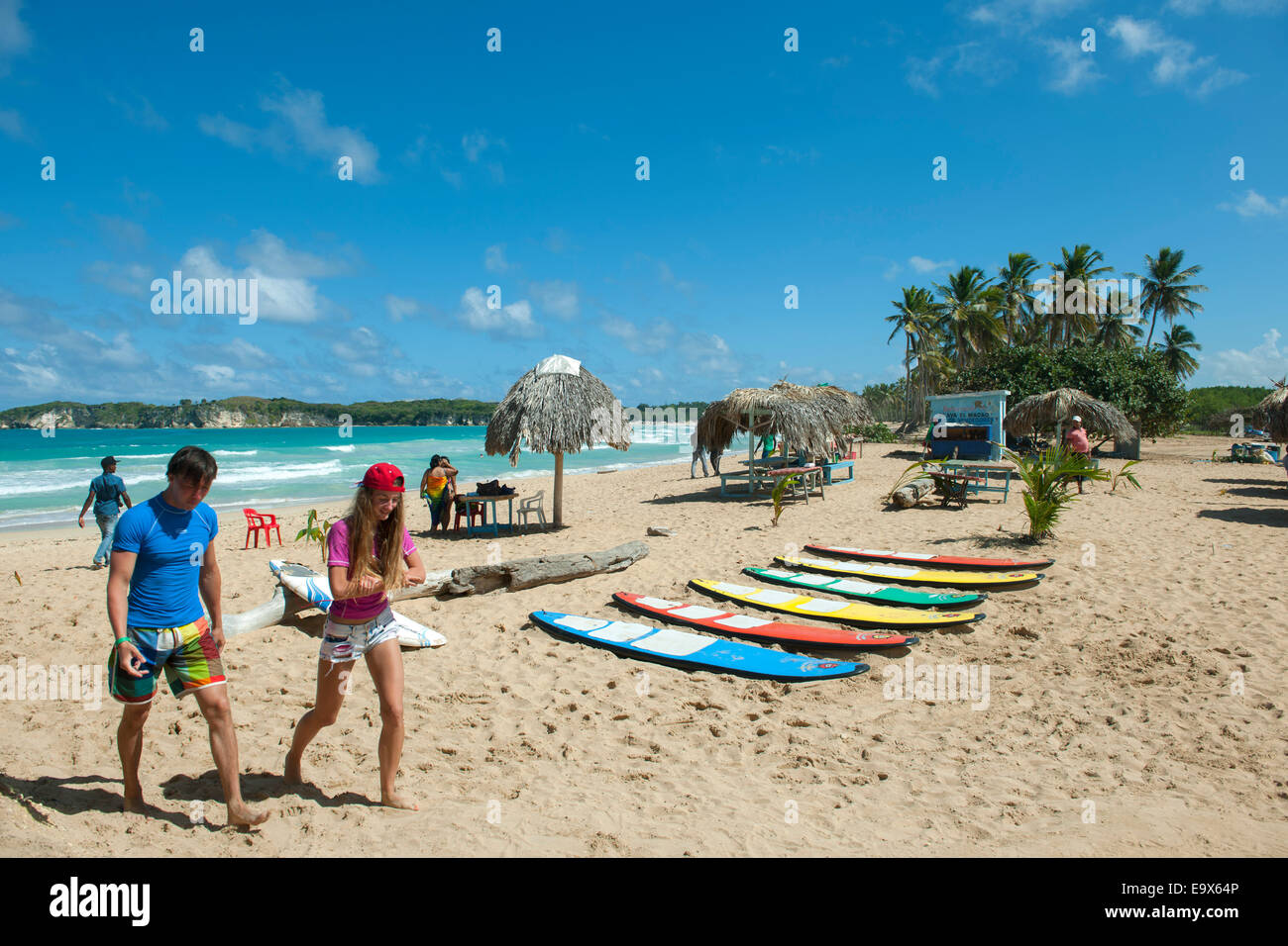 Dominikanische Republik, Osten, Punta Cana, Macao, Strand von Macao, Foto Stock