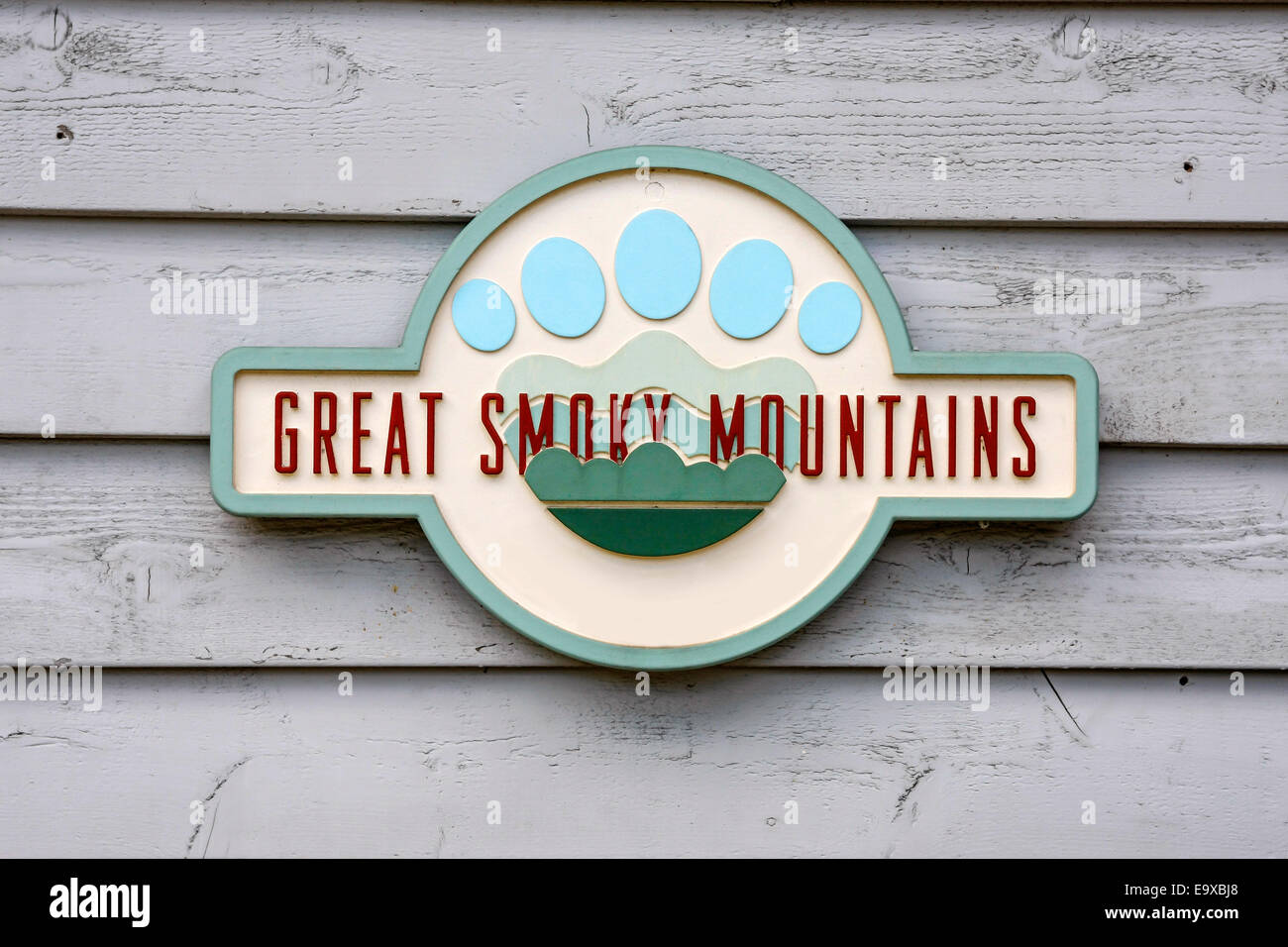 Il Great Smoky Mountains Logo Ufficiale Foto Stock
