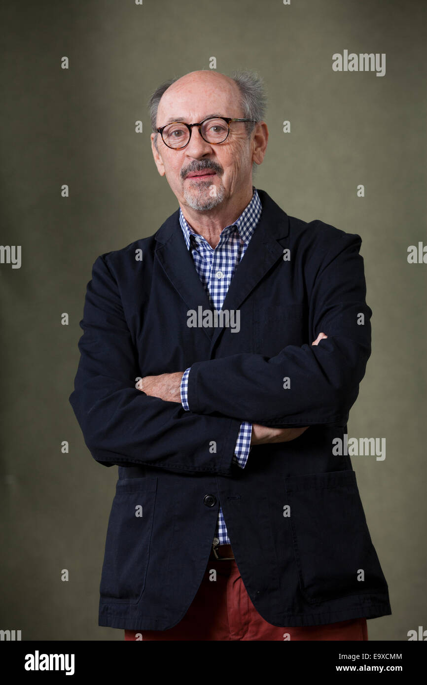 Billy Collins, ex poeta laureato degli Stati Uniti, a Edinburgh International Book Festival 2014. Edimburgo, Scozia Foto Stock