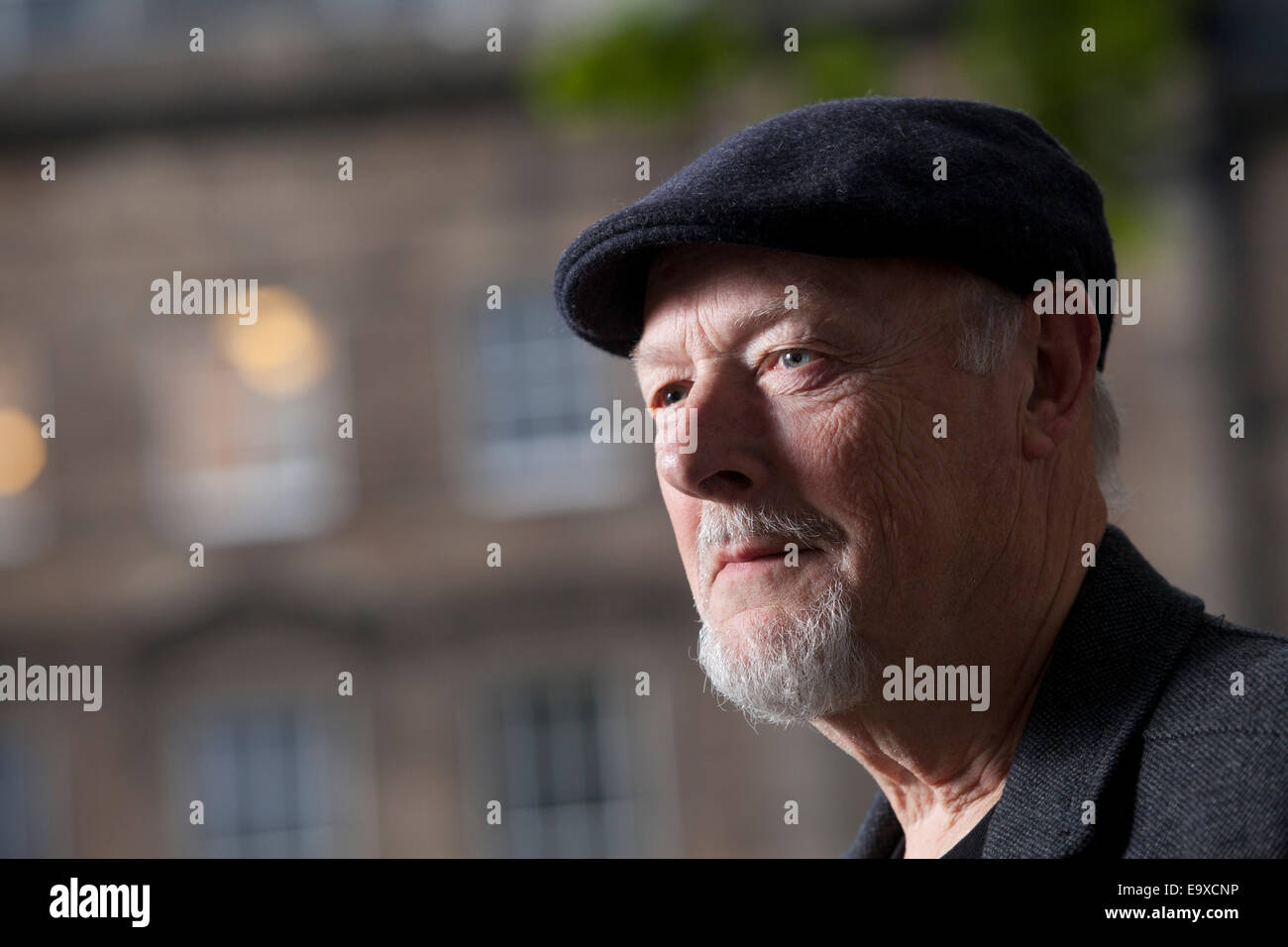 John Harvey, il britannico autore del reato di fiction al Edinburgh International Book Festival 2014. Edimburgo, Scozia. Foto Stock