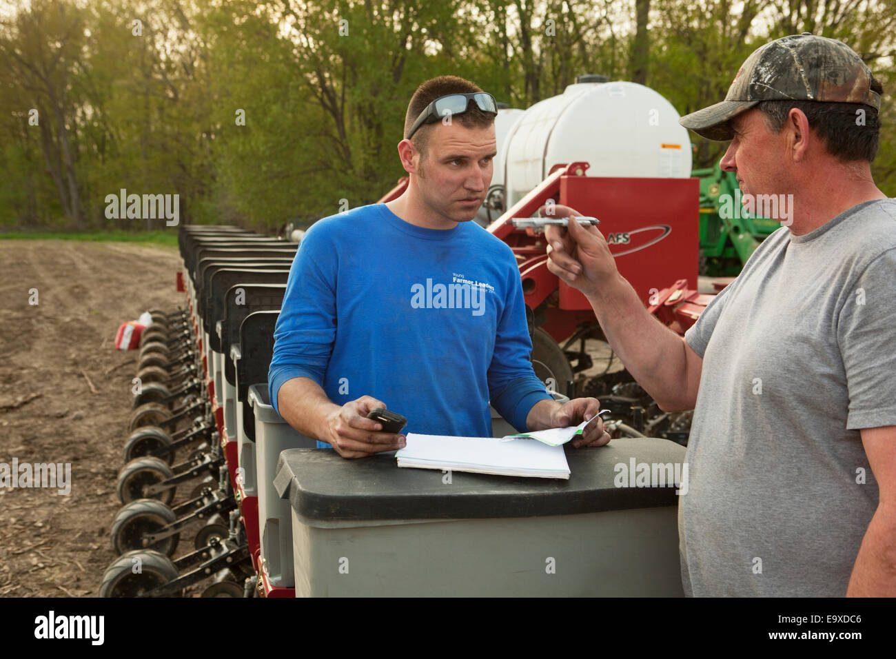 Andrew,sacchi,Ag,l'agricoltura,agricola Foto Stock
