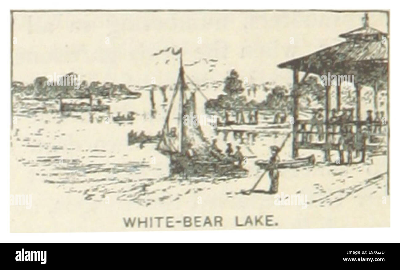 US-MN(1891) P424 BIANCO-BEAR LAKE Foto Stock