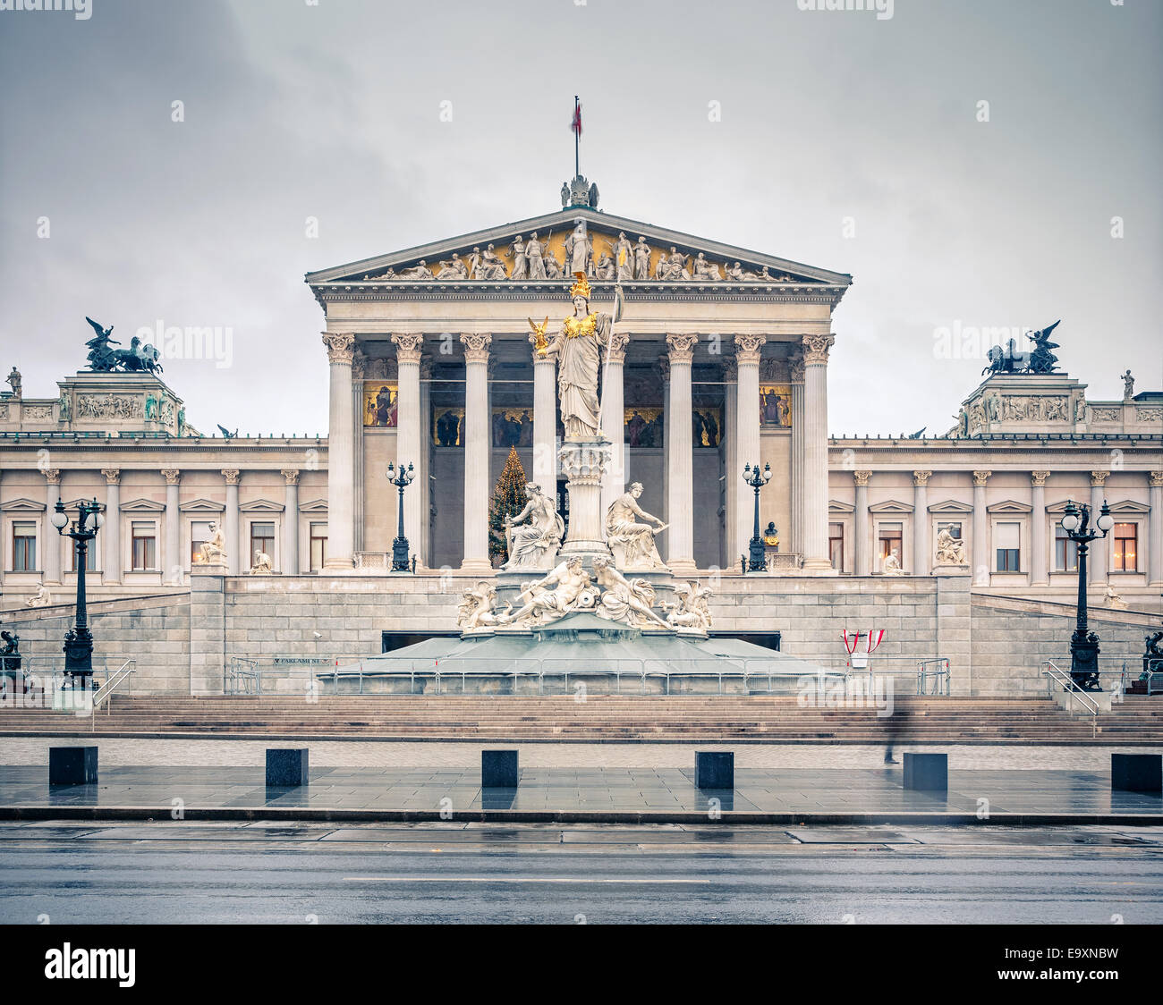 Parlamento austriaco a Vienna Foto Stock