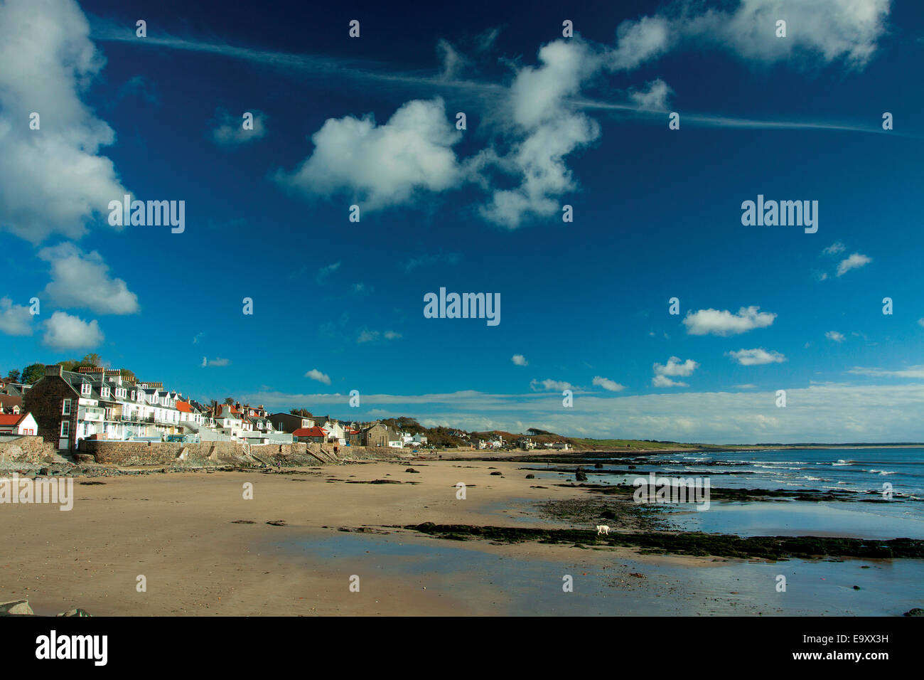Lower Largo beach, la East Neuk di Fife, Fife Foto Stock