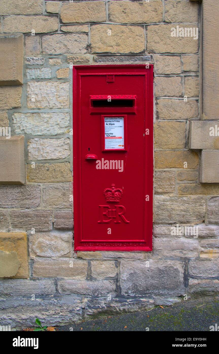 Casella postale. Corbridge, Northumberland, Inghilterra, Regno Unito. Foto Stock