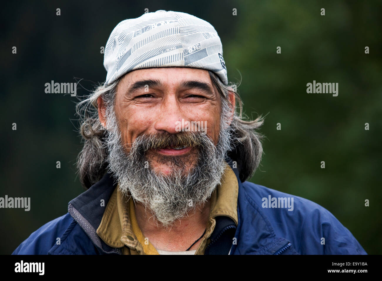 Fisherman, ritratto, Anchorage, Alaska, STATI UNITI D'AMERICA Foto Stock