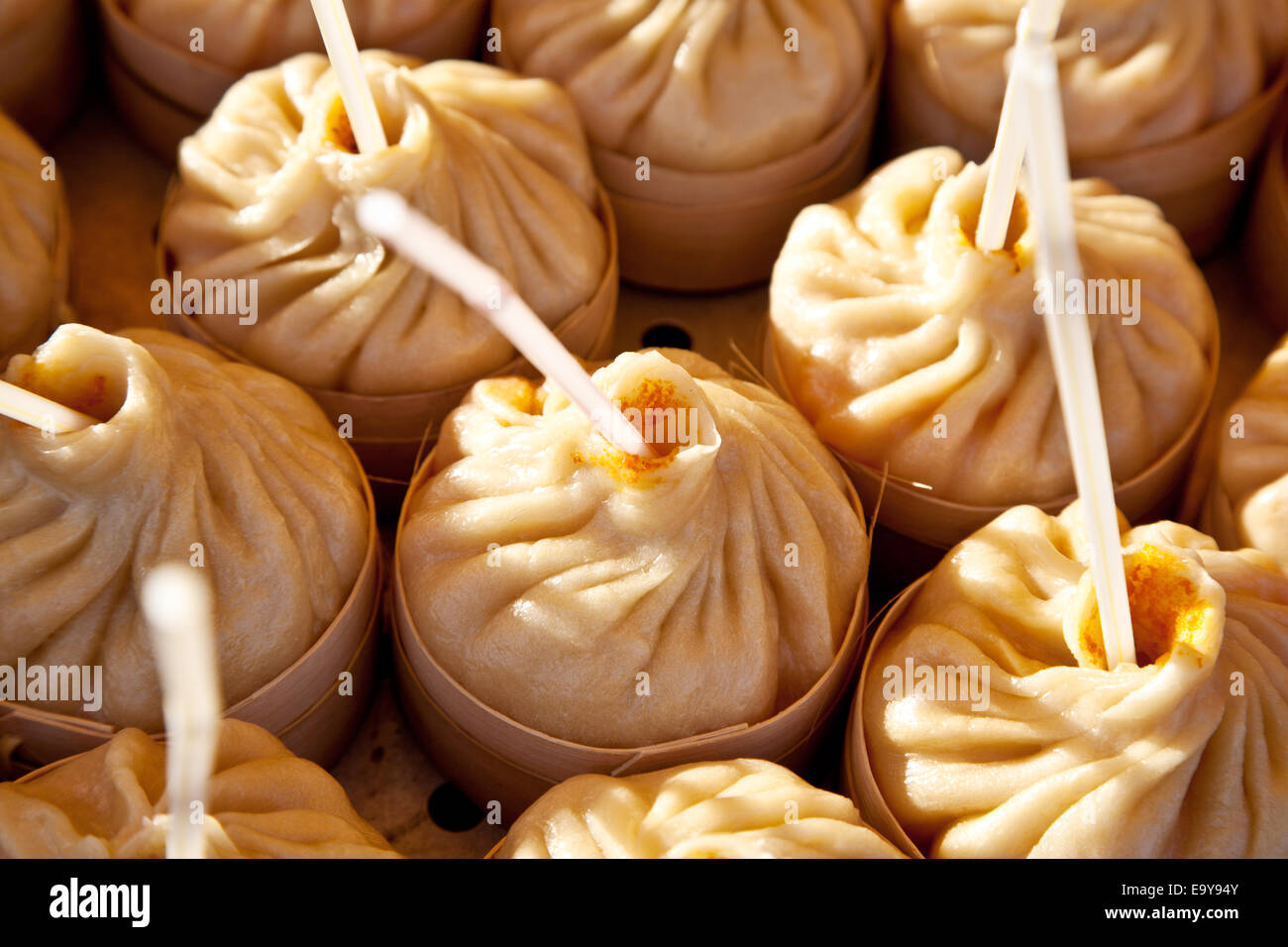 Spuntini tradizionali gnocchi di patate Zuppa Foto Stock
