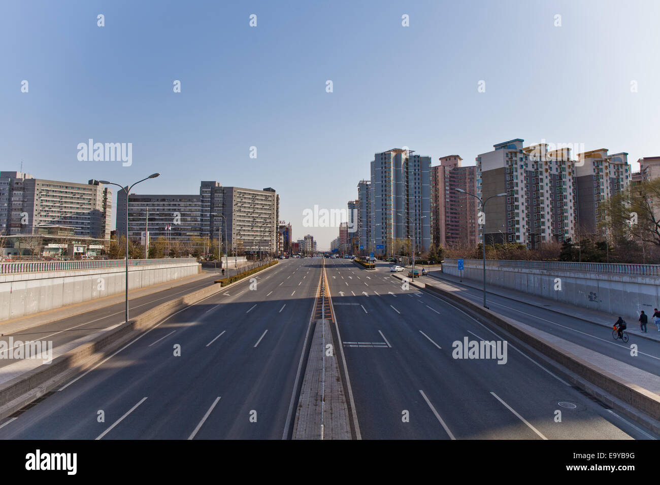 Pechino strade della città Foto Stock