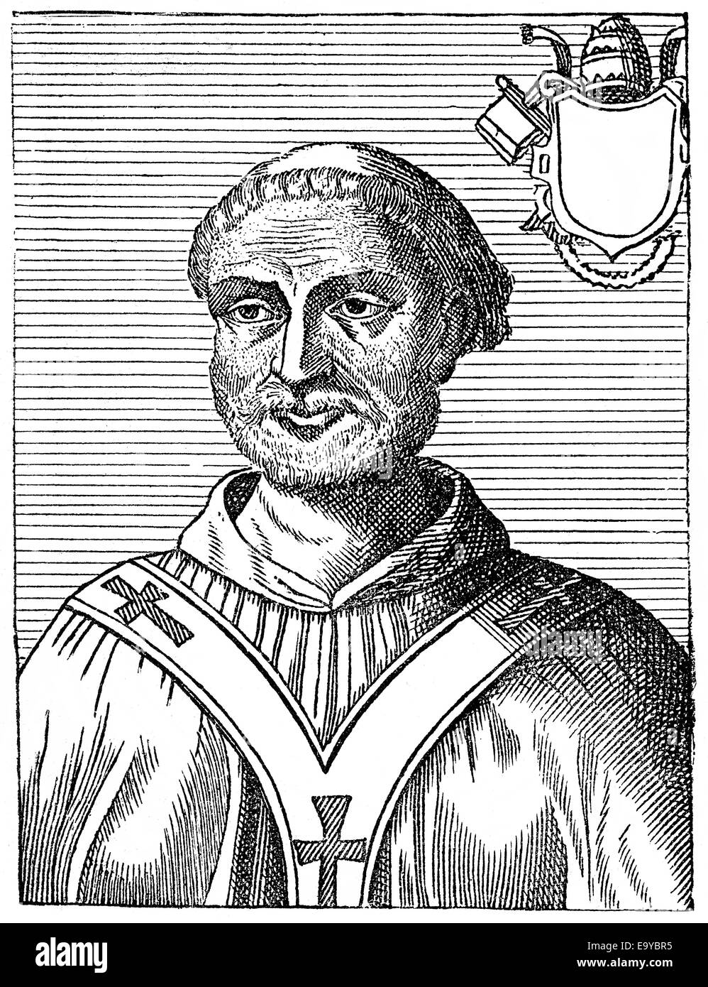 Papa Anastasio I , Der heilige Anastasio I., Papst Foto Stock