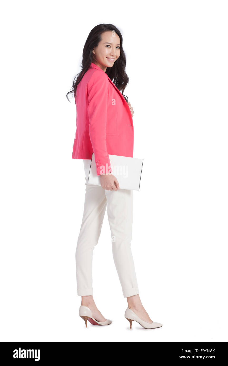 Ritratto di giovane donna Foto Stock