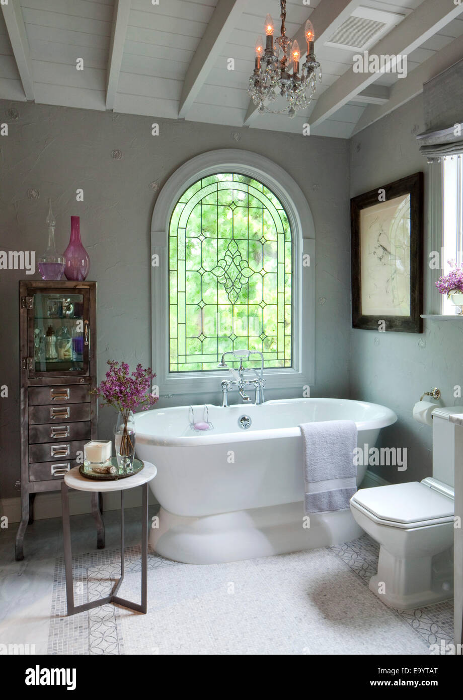 Bagno e vasca Foto Stock