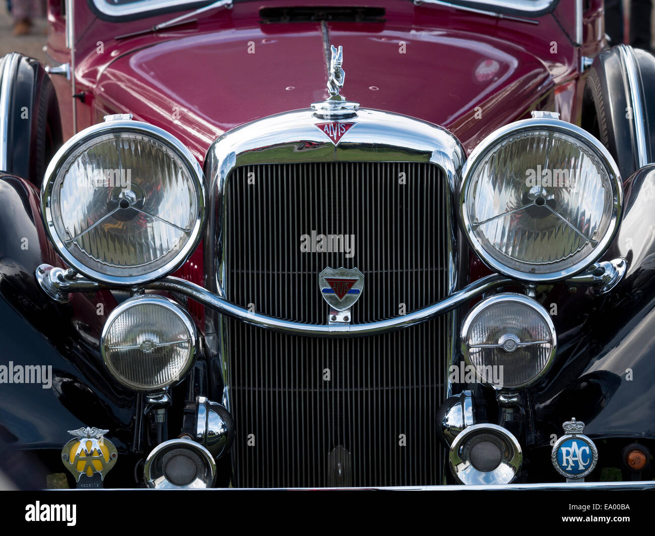 1902 vintage Alvis car Foto Stock