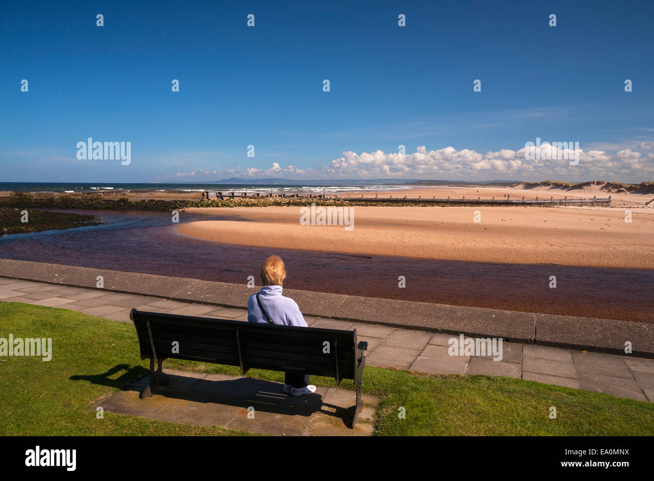 Lossiemouth beach, Murray, Scotland, Regno Unito Foto Stock