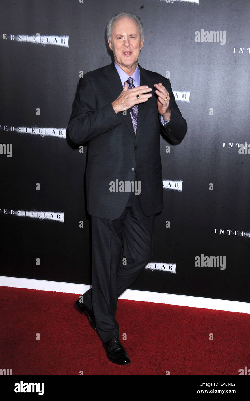 John Lithgow assiste il '' interstellare New York premiere a AMC Lincoln Square Theatre il 3 novembre 2014 in New York City/picture alliance Foto Stock