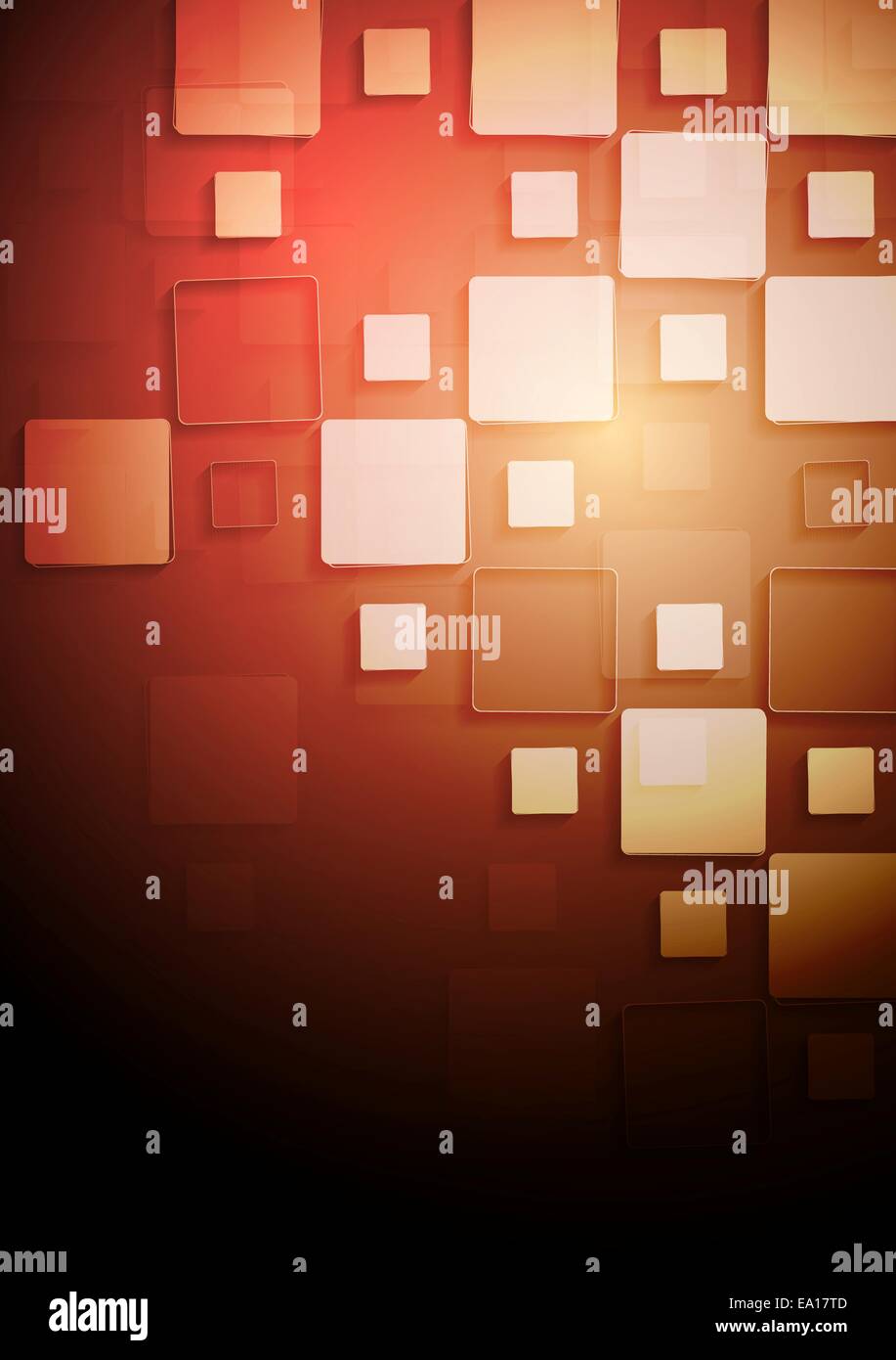 Luminosa geometria astratta sfondo Foto Stock