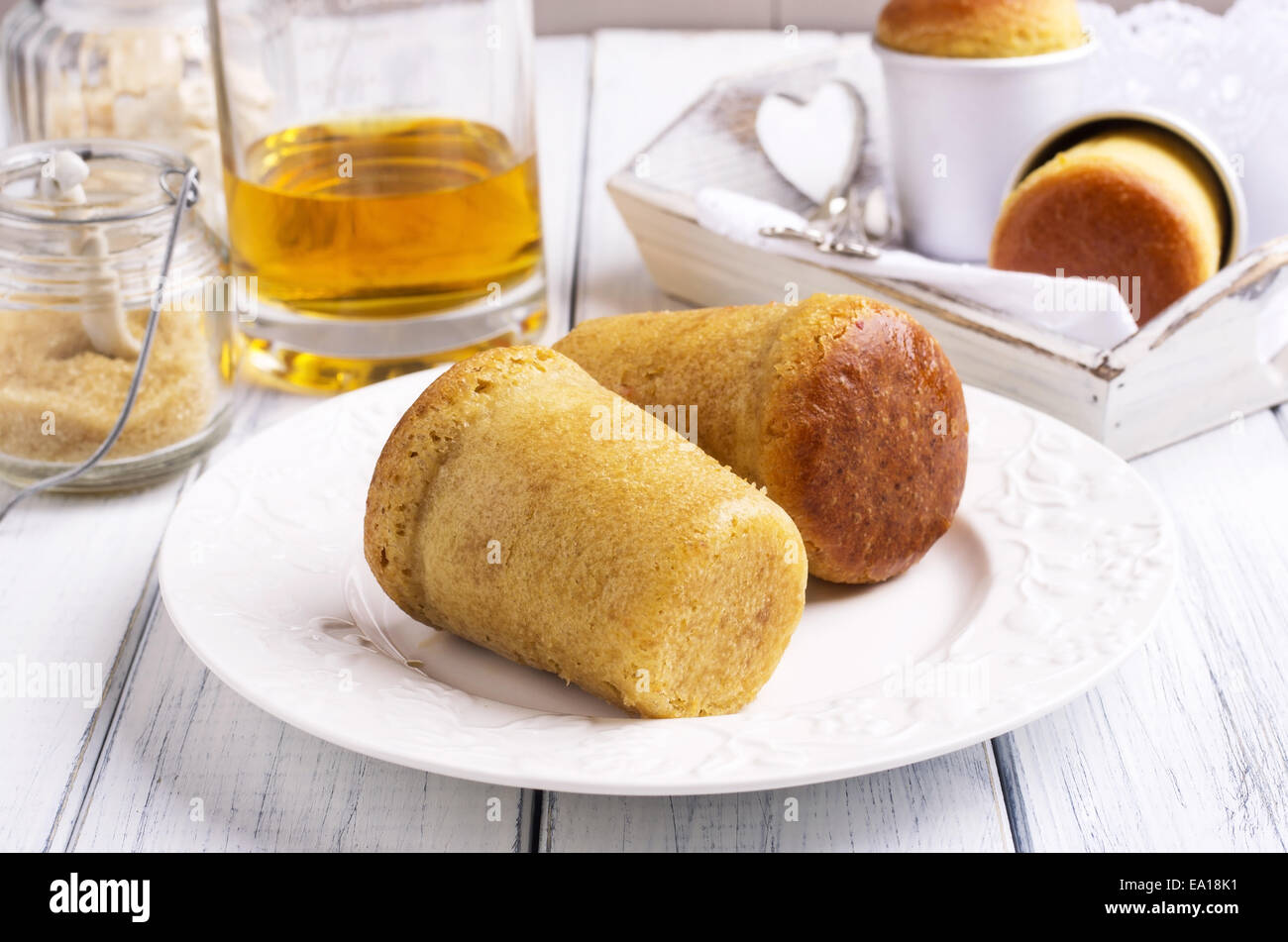 Rhum babà dessert Foto Stock