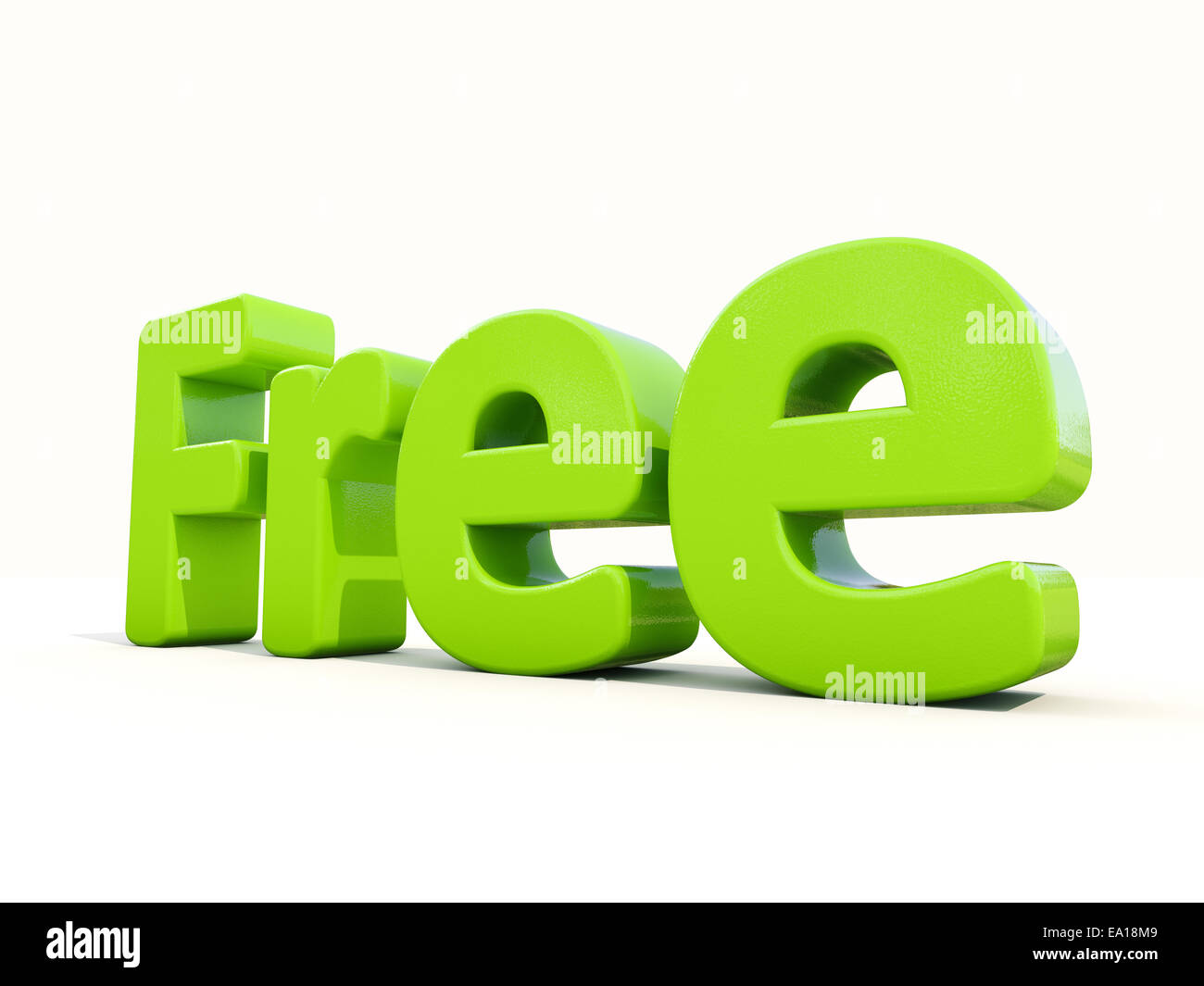 3D word gratis Foto Stock