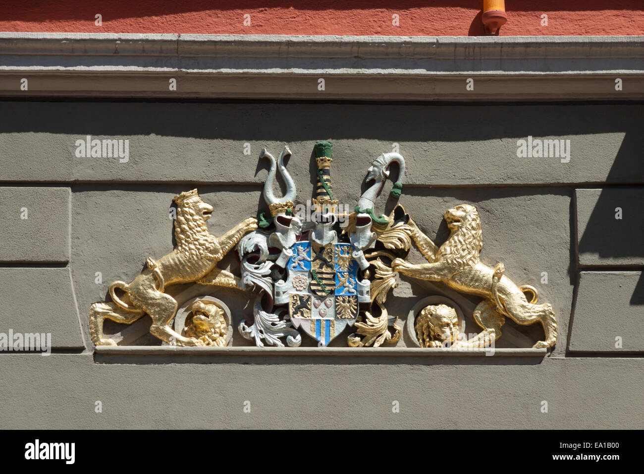 I Lions facciata nel Gotha Foto Stock