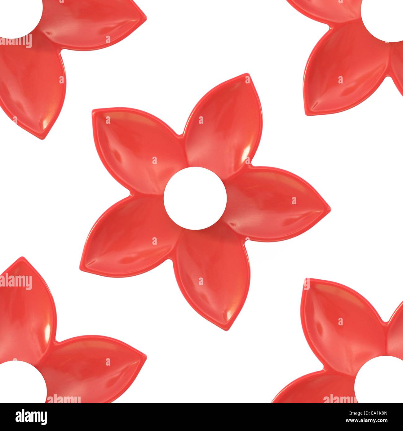 Ceramica decorazioni di fiori Foto Stock