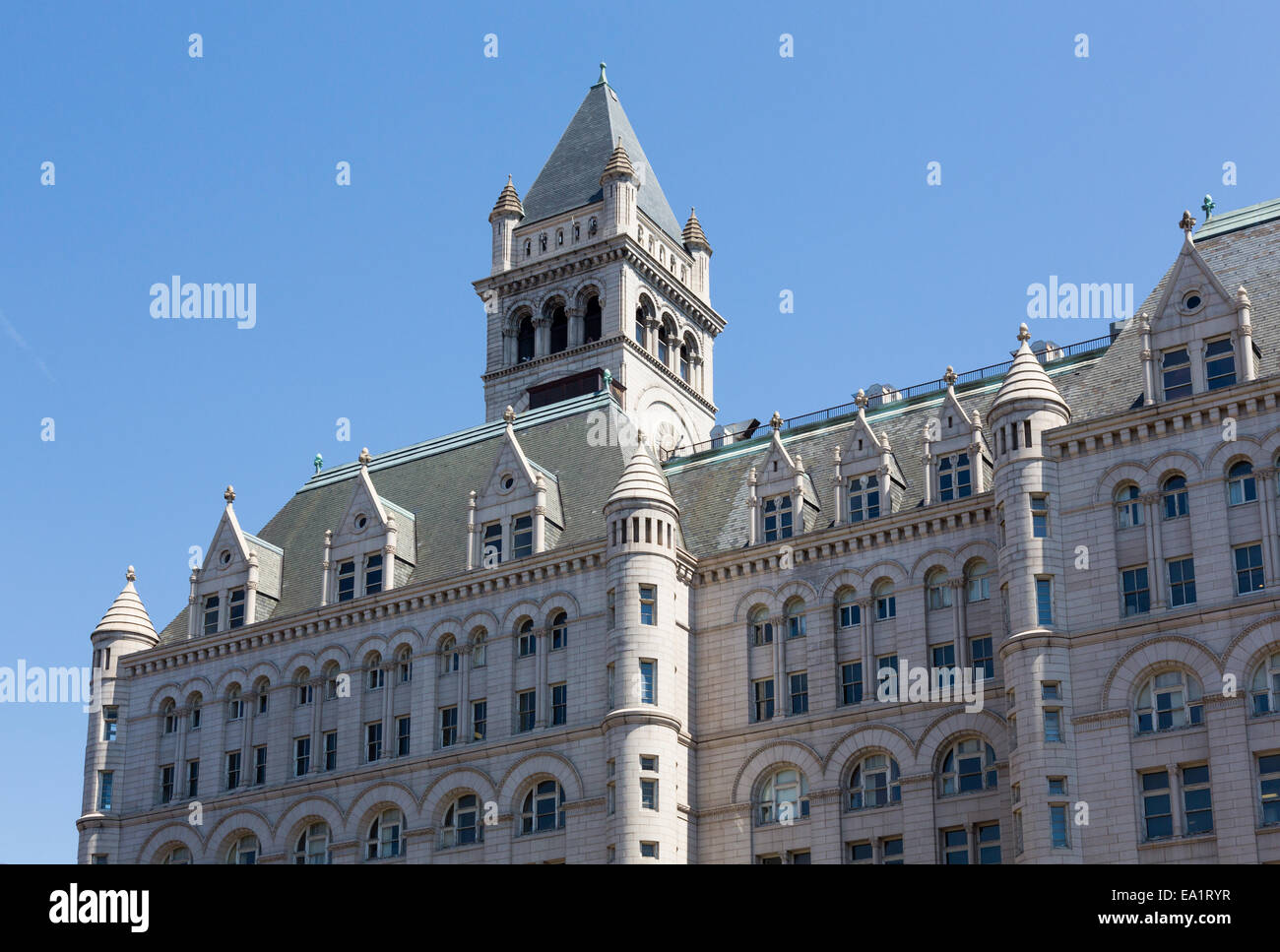 Torre del vecchio ufficio postale la costruzione di Washington Foto Stock