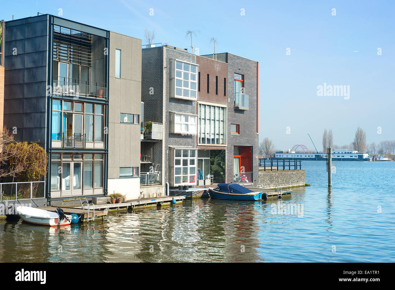 Architettura moderna, Amsterdam Foto Stock