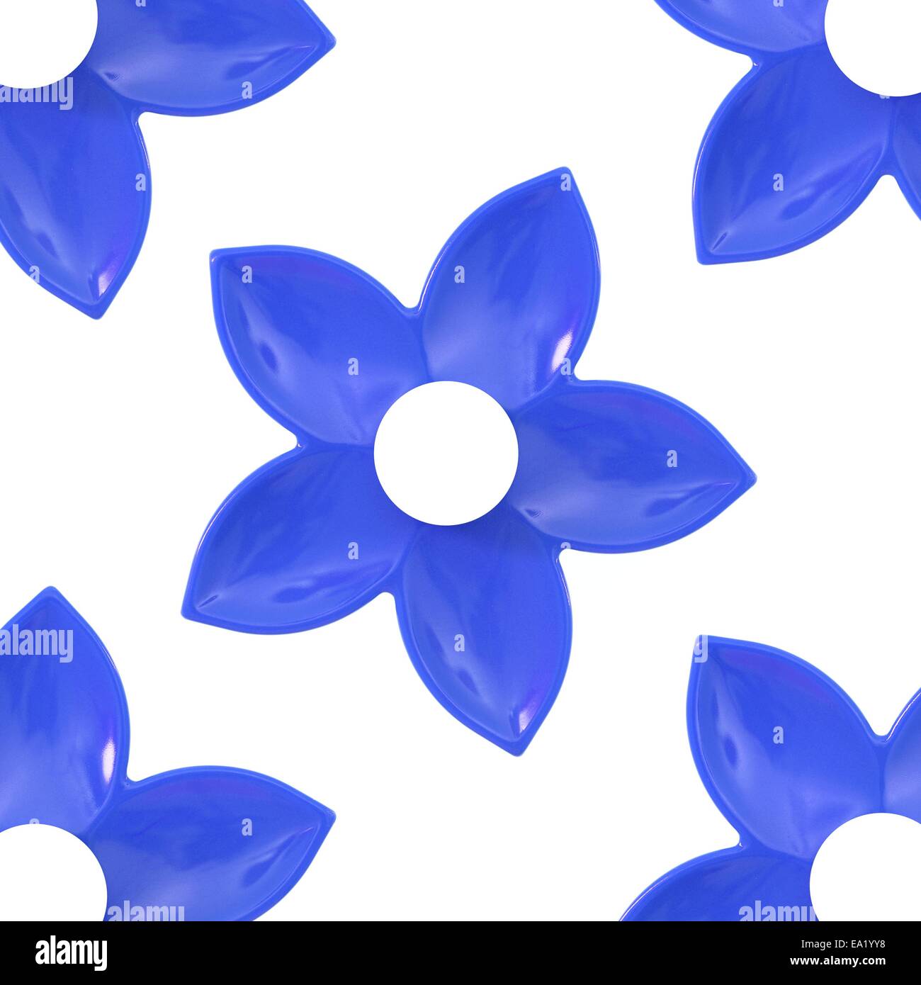 Ceramica decorazioni di fiori Foto Stock