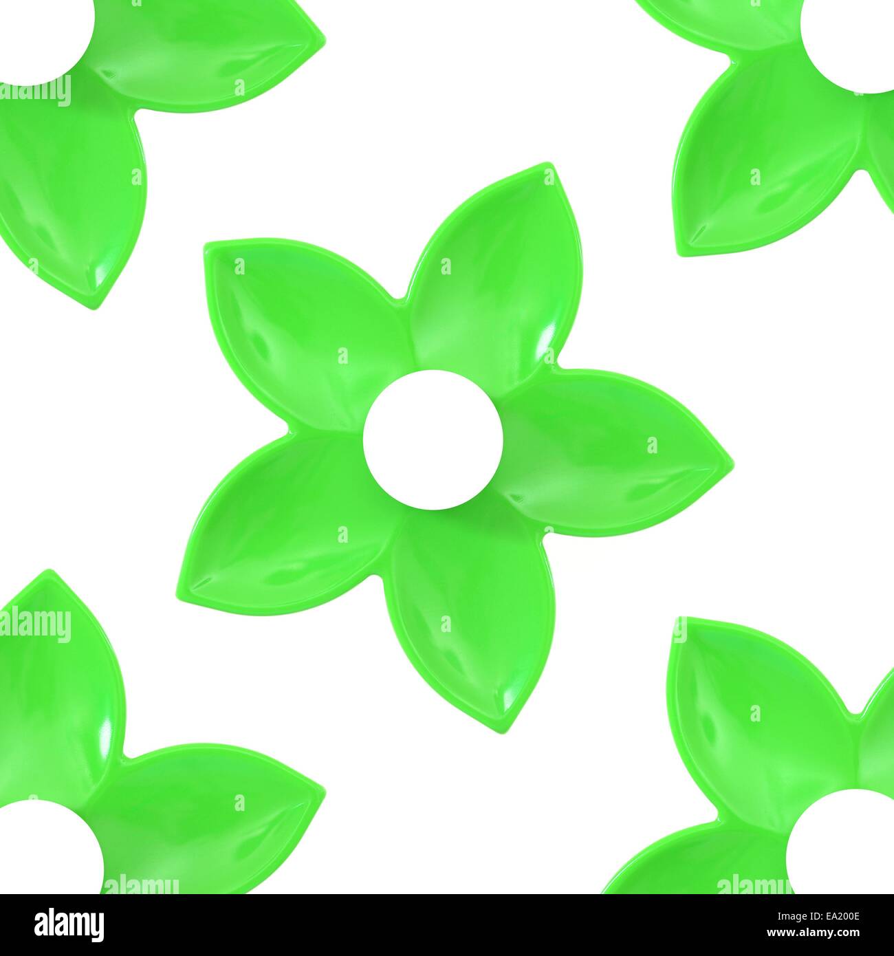 Ceramica decorazioni di fiori Foto Stock