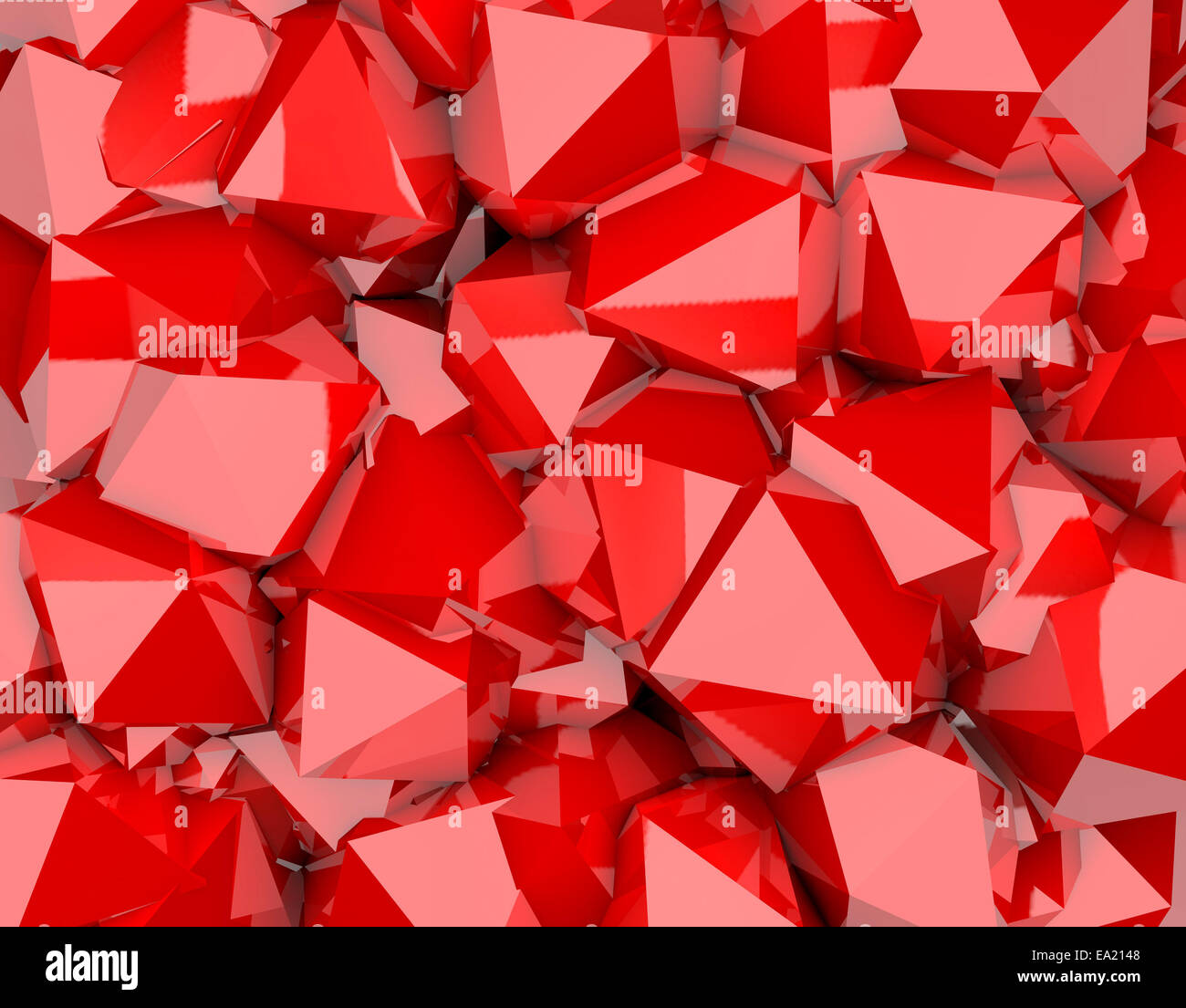 Abstract 3d disegno geometrico Foto Stock