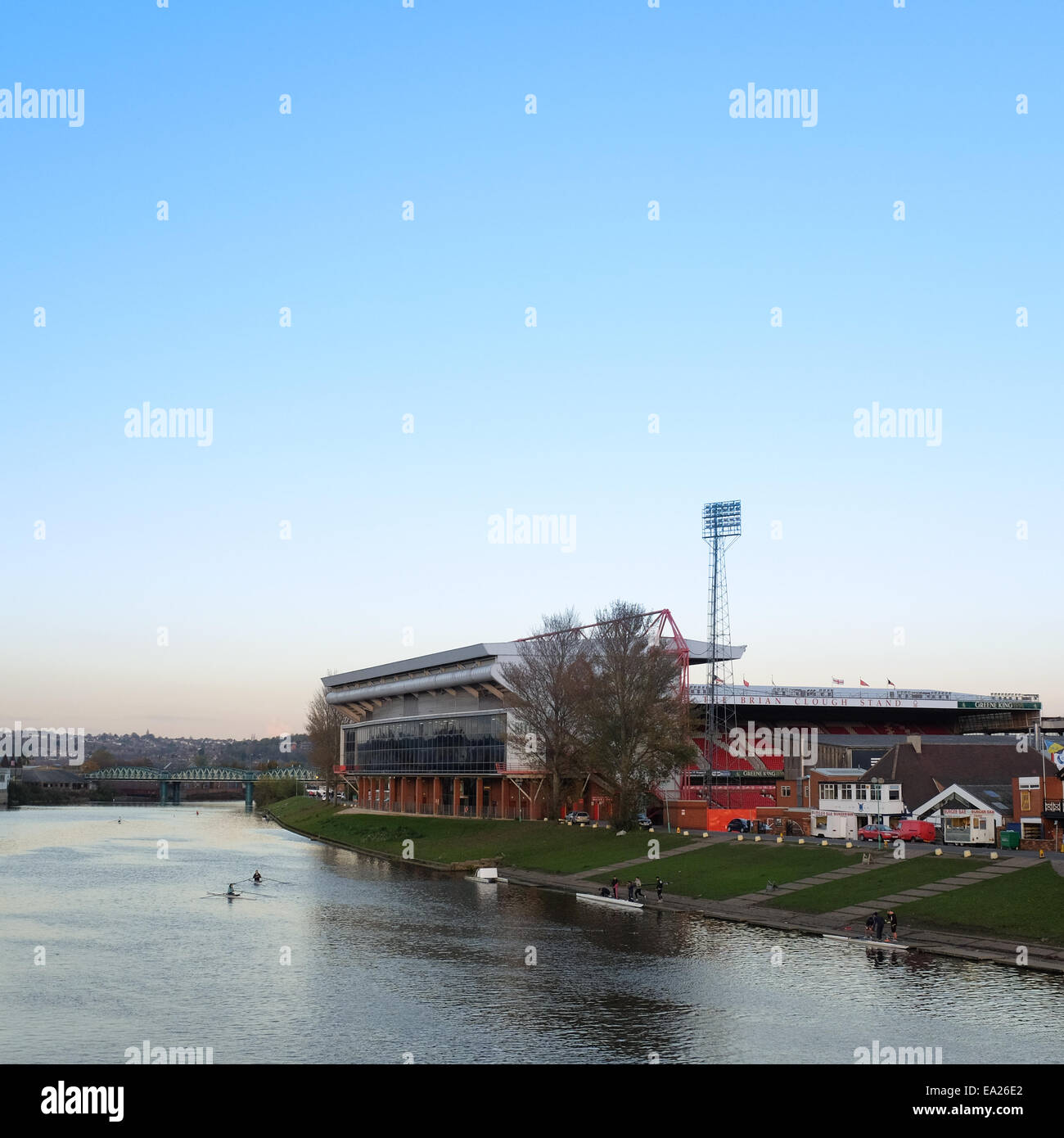 Il Nottingham Forest football club massa, West Bridgford. Foto Stock