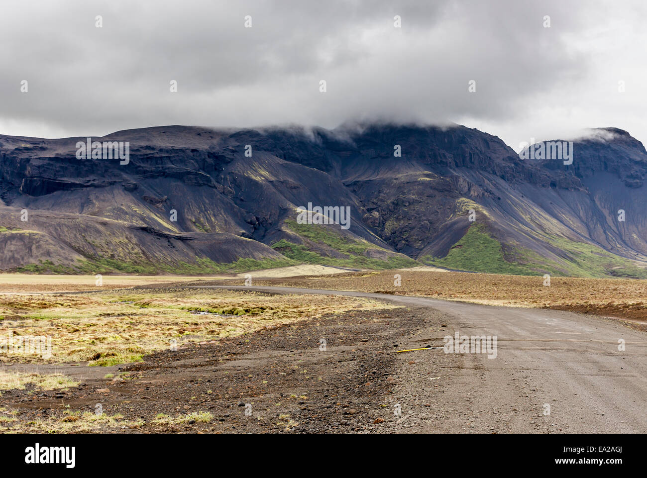 Penisola Snaefellsnes Islanda paesaggio delle montagne Foto Stock