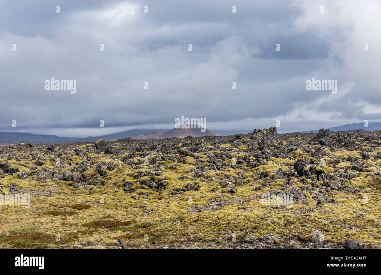 Penisola Snaefellsnes Islanda paesaggio delle montagne Foto Stock