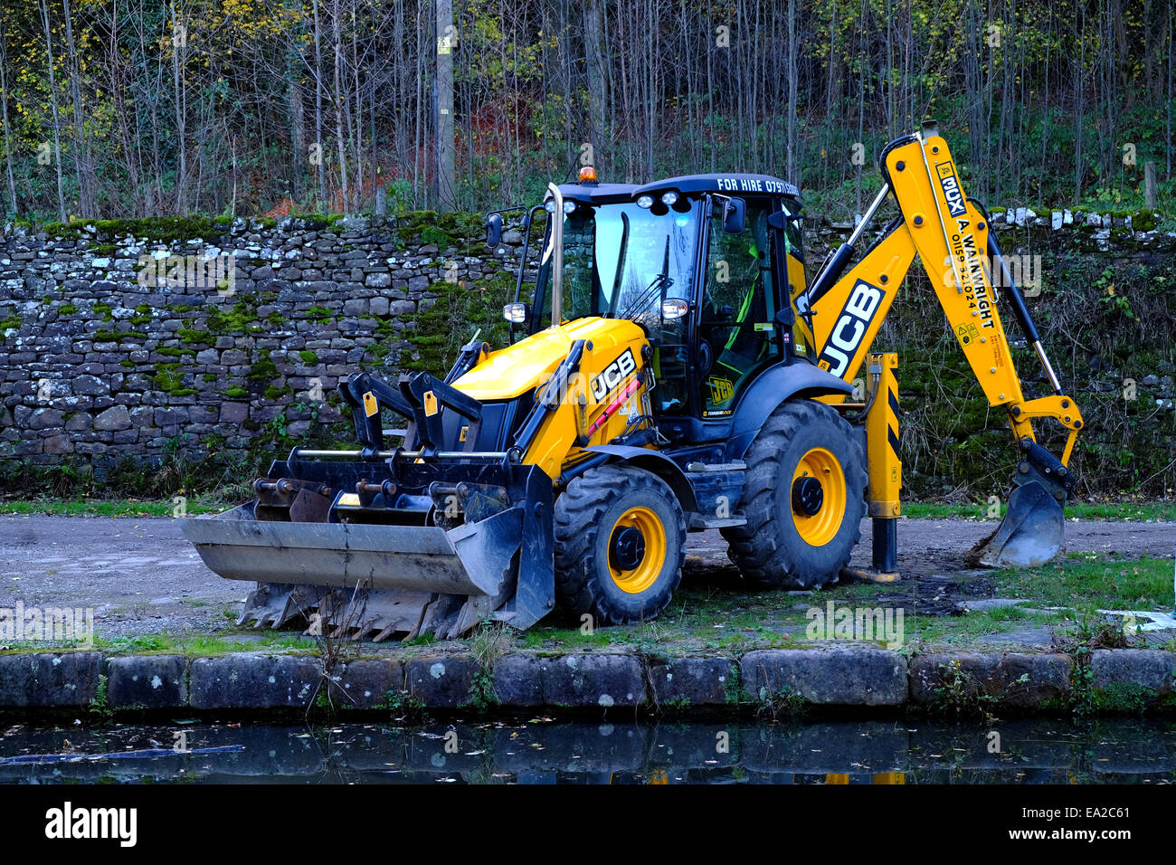 Escavatore JCB. Foto Stock
