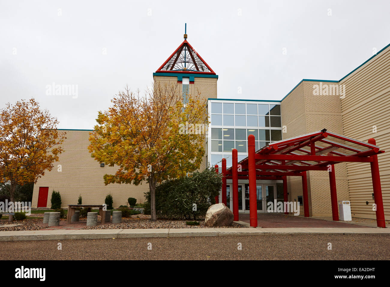 Il principe di Galles culturale e centro ricreativo assiniboia Saskatchewan Canada Foto Stock