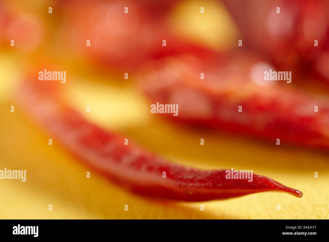 Secchi, rosso cinese del Sichuan i peperoncini piccanti Foto Stock