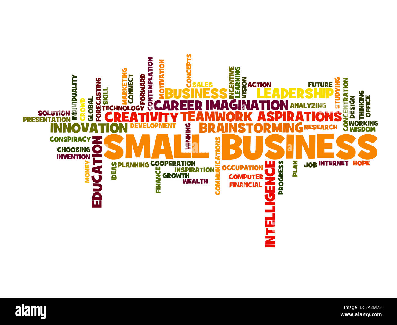 Small business concetto parola cloud Foto Stock