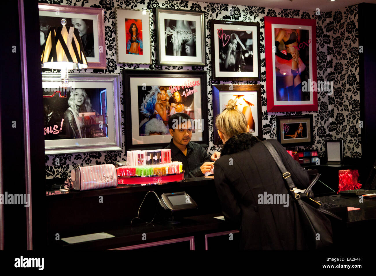 Victoria's Secret Store, Manhattan, New York, Stati Uniti d'America Foto Stock