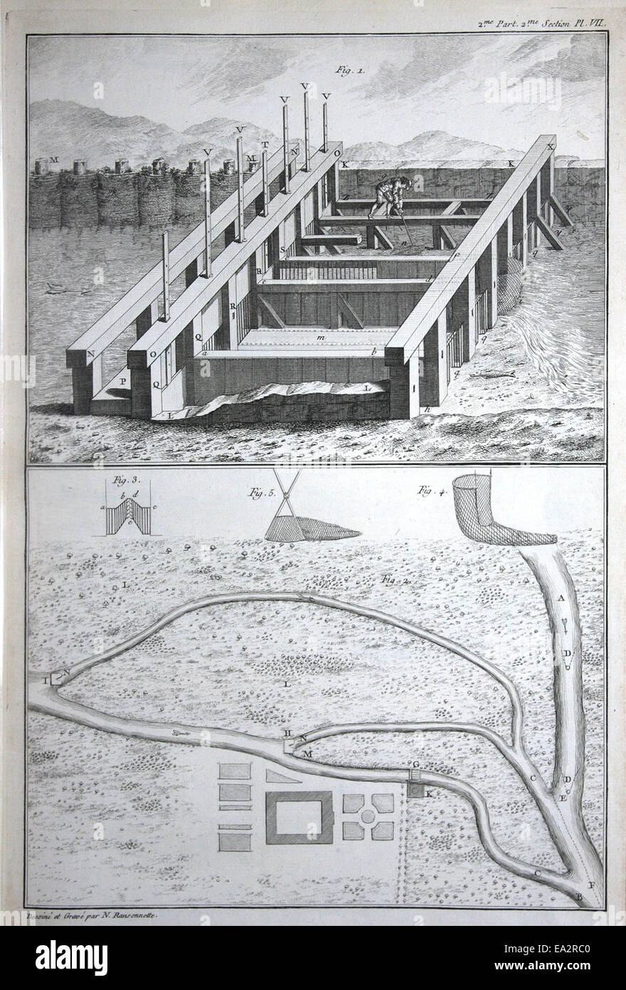 Per pesca del salmone si intende un impianto o un luogo in cui il salmone è coltivato o raccolto a fini commerciali. Queste attività di pesca sono fondamentali per sostenere le popolazioni di salmone per il consumo e gli sforzi di conservazione ambientale. Foto Stock