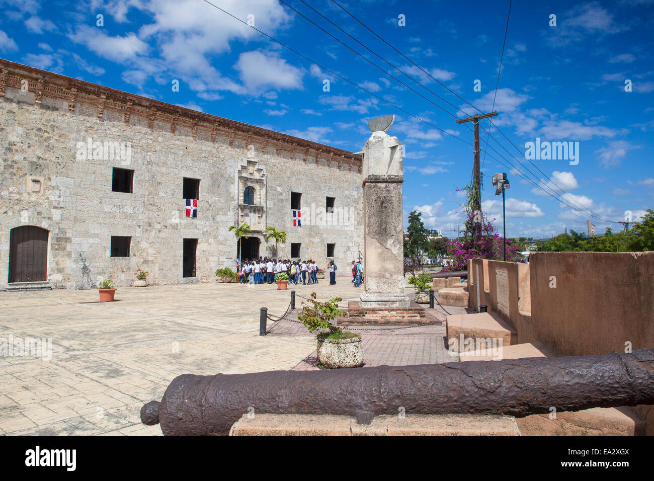 Museo de las Reales, zona coloniale, Sito Patrimonio Mondiale dell'UNESCO, Santo Domingo, Repubblica Dominicana, West Indies, dei Caraibi Foto Stock