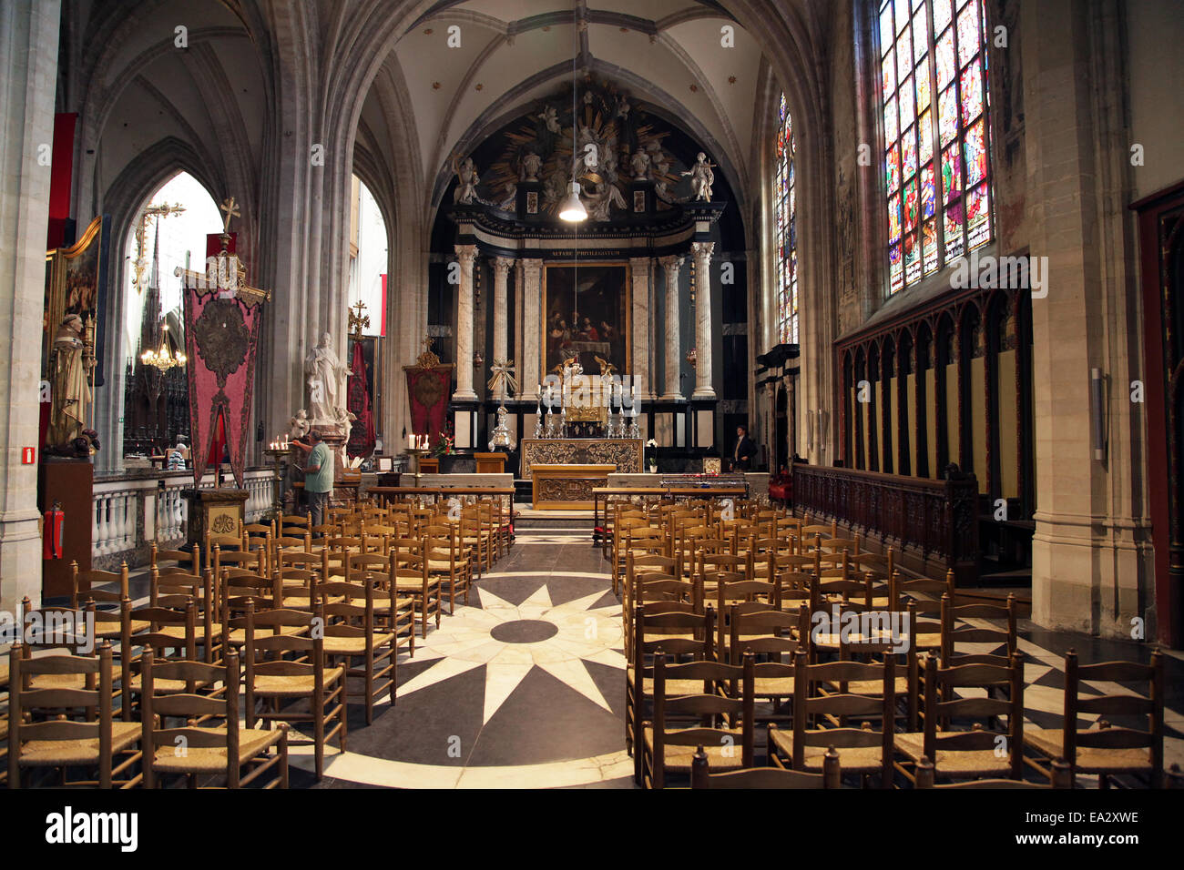 La Cattedrale di Nostra Signora.una cattedrale cattolica romana ad Anversa, in Belgio. Foto Stock
