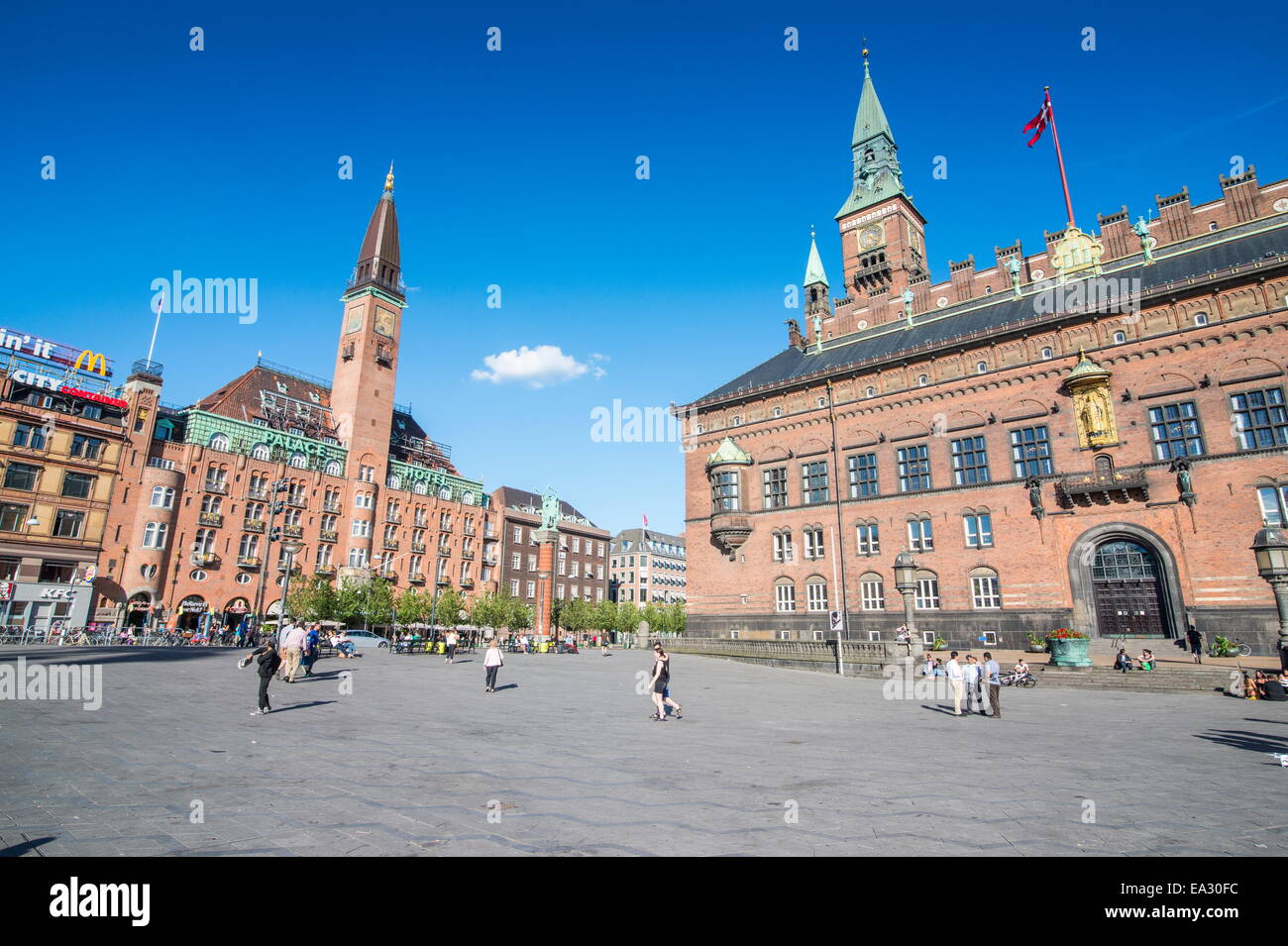 Copenhagen City Hall, Copenhagen, Danimarca, in Scandinavia, Europa Foto Stock