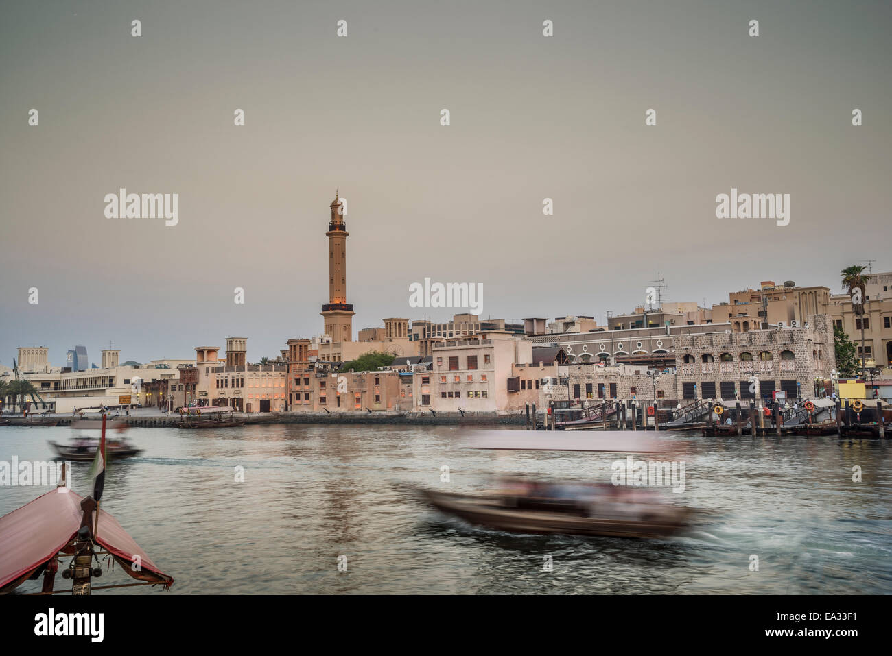 Dubai Creek, Dubai, Emirati Arabi Uniti, Medio Oriente Foto Stock