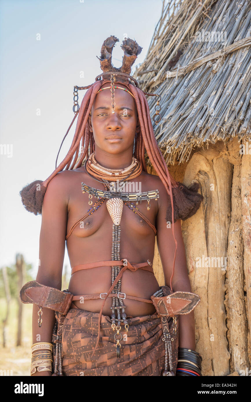 Donna Himba, Kaokoland, Namibia, Africa Foto stock - Alamy