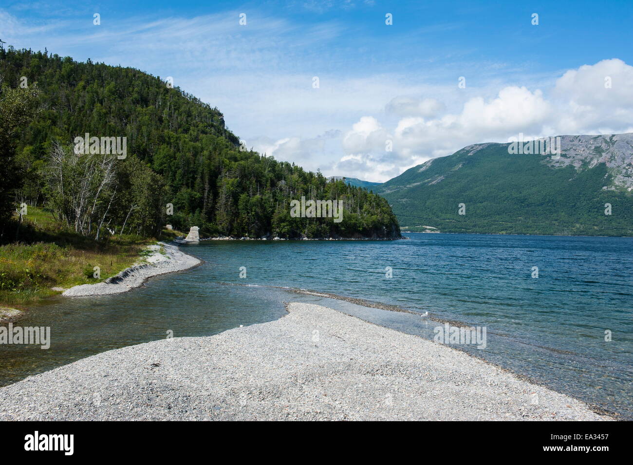 Braccio est del Parco Nazionale Gros Morne, Sito Patrimonio Mondiale dell'UNESCO, Terranova, Canada, America del Nord Foto Stock