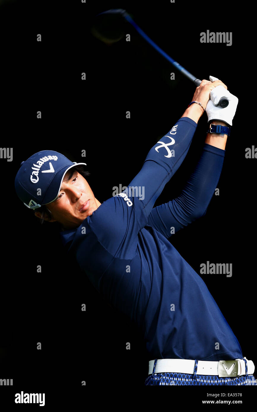 Chiba, Giappone. 6 Nov, 2014. Ryo Ishikawa Golf : HEIWA PGM CAMPIONATO Kasumigaura nel primo round a Miho Golf Club a Chiba, Giappone . © AFLO SPORT/Alamy Live News Foto Stock